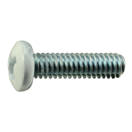 Midwest Fastener #8-32 x 5/8 in Phillips Pan Machine Screw, Zinc Plated Steel, 25 PK 37486